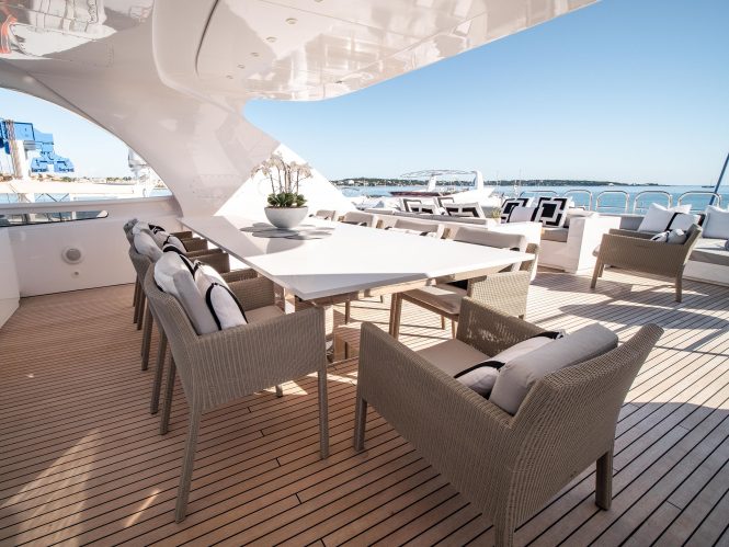 Alfresco dining area