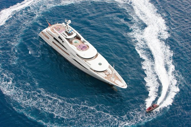 ‘9 days for the price of 7’ offered by 60m ST DAVID charter yacht in the Mediterranean