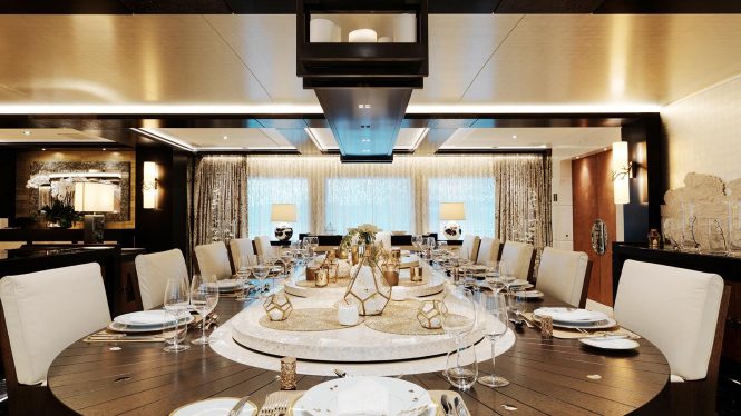 Elegant dining area