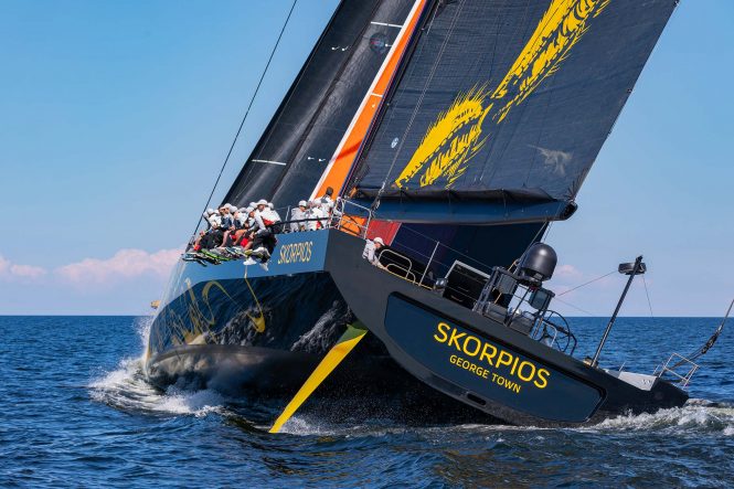 Nautor’s Swan launches new flagship, sailing yacht SKORPIOS