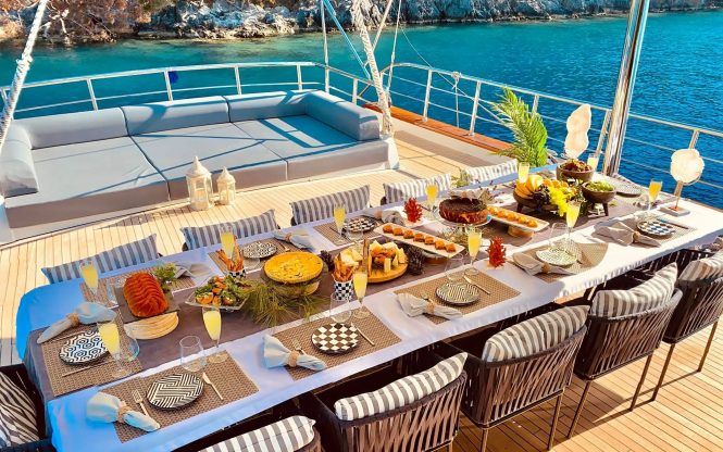 alfresco dining area