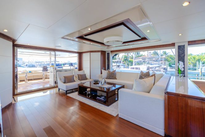 saloon and aft deck