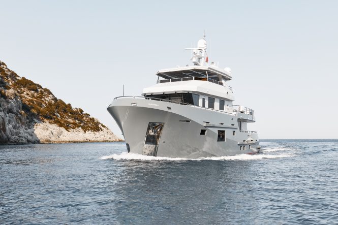 Bering B77 luxury pocket explorer yacht VERONIKA now delivered