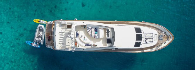Charter family-friendly luxury yacht Estia Poseidon among the beautiful islands of Greece