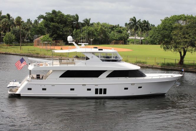Charter motor yacht UNCORKED in the Bahamas luxury charter grounds