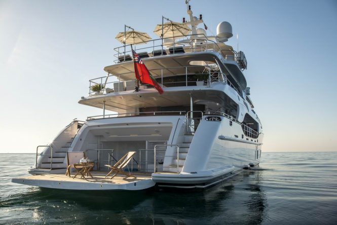 42m Motor Yacht SOY AMOR offering September Special in the Mediterranean