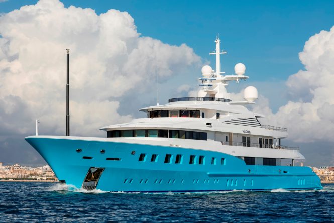 The mothership yacht AXIOMA