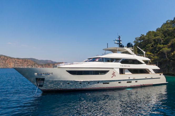 Luxury yacht Takara One now available for Turkey yacht charters