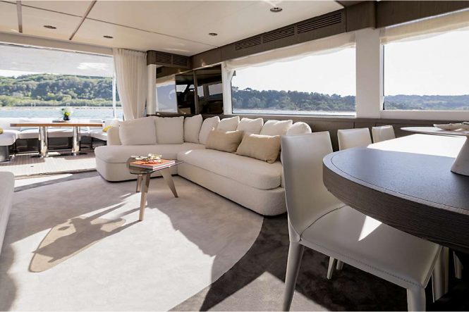 Saloon looking aft