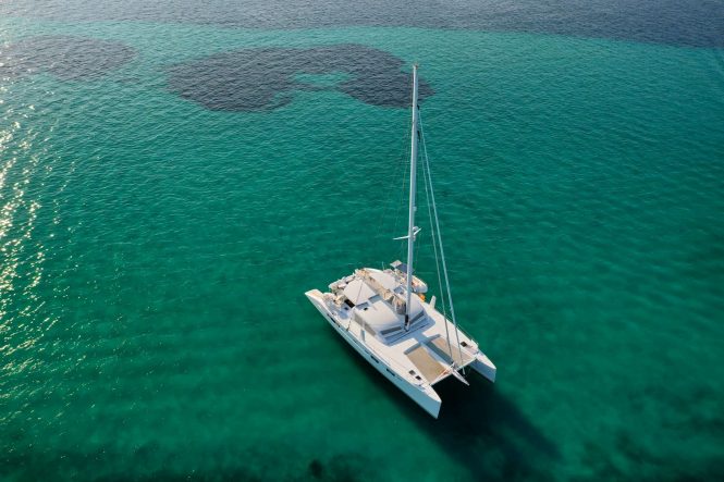 The Greece charter grounds await with luxury catamaran STADIUM