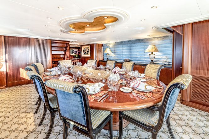 Interior formal dining area
