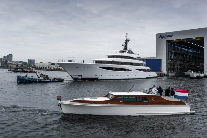 A feast for the eyes as Feadship reveals 71-metre superyacht JUICE