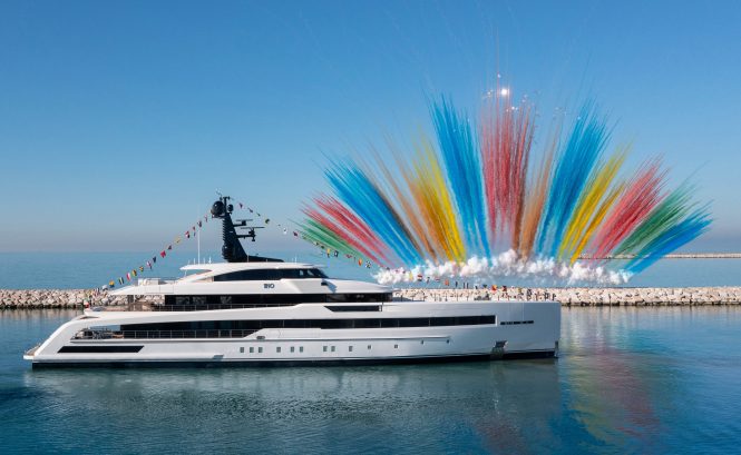 62-metre CRN superyacht RIO launched in private ceremony