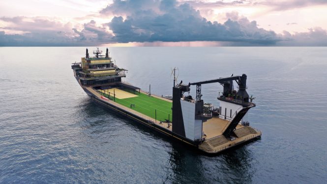 146 metre semi-submersible expedition yacht © Karmarine Shipyard