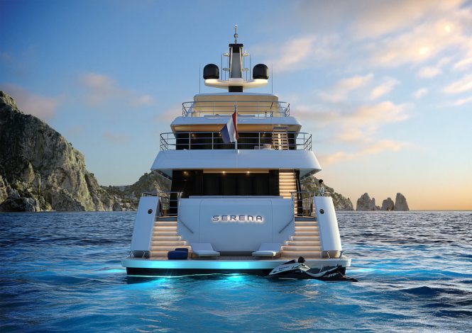 Aft view of SERENA