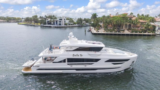 Superyacht BELLA TU joins luxury charter market in the Bahamas
