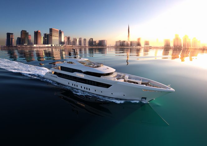 Heesen superyacht YN 20555 ‘PROJECT SERENA’ presented at Dubai International Boat Show (DIBS)