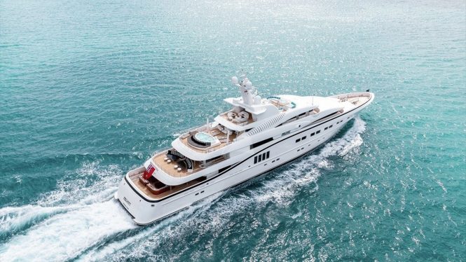 Luxury yacht SECRET
