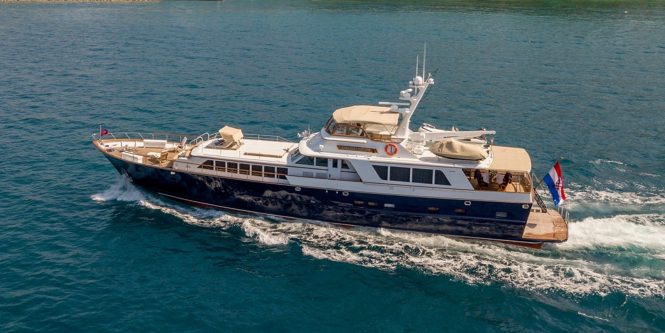 See Croatia in style aboard luxury charter yacht ADRIATIC ESCAPE