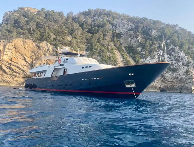 34m motor yacht SPIRIT OF MK now available in the West Med at special rate