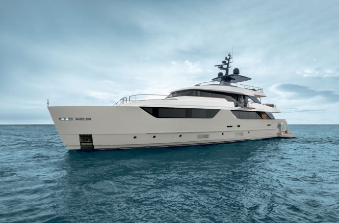 Brand new Sanlorenzo luxury yacht TOGETHER available for Italy charters
