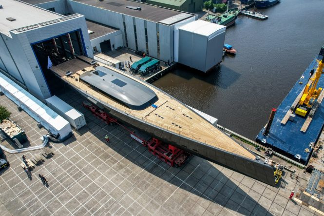 Vitters sailing yacht PROJECT 3083 named ALEA and launched