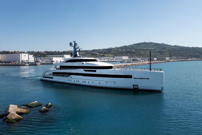 62-metre luxury charter yacht RIO by CRN delivered