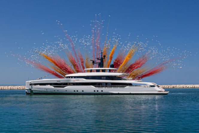 52-metre luxury yacht CIAO from CRN launched in private ceremony