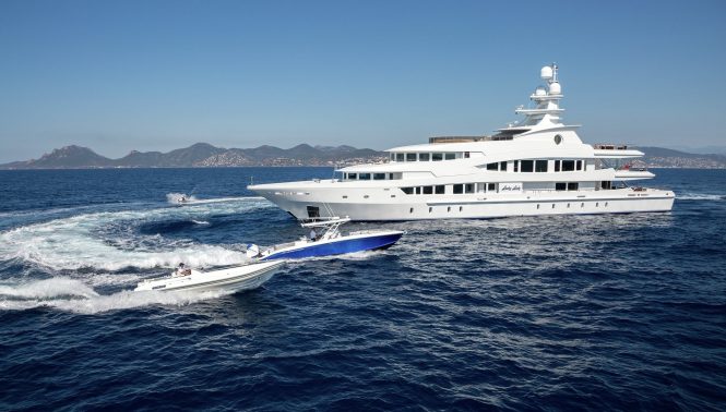 Iconic 63-metre superyacht LUCKY LADY completes refit at Oceanco