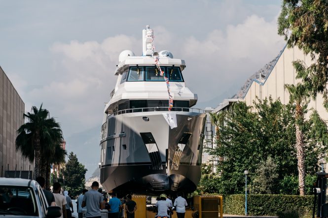 Lemanja at Bering Yachts.