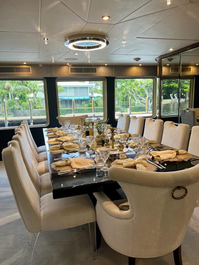 Broker’s insight: A luxury lunch hosted by Christensen superyacht SWEET ESCAPE