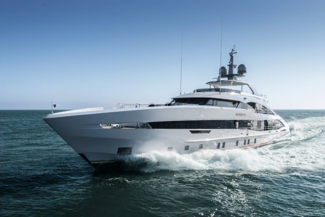 50-metre motor yacht BOOK ENDS delivered