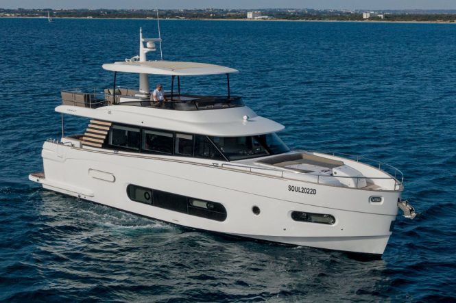 Brand new Azimut superyacht SOUL for charter in the Western Mediterranean