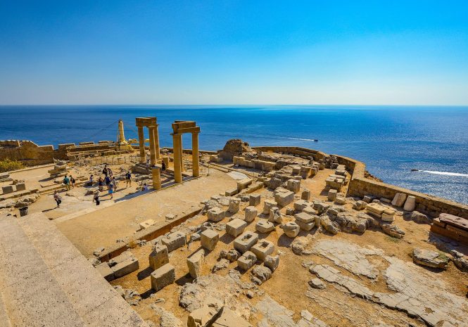 Rhodes island in Greece