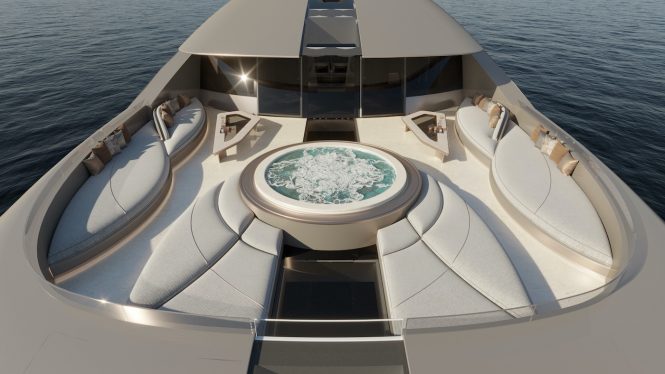 Intimate Jacuzzi setting