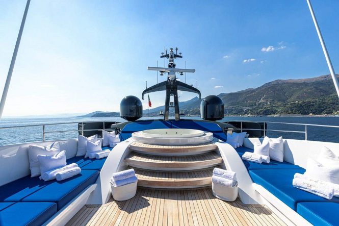 Jacuzzi on deck