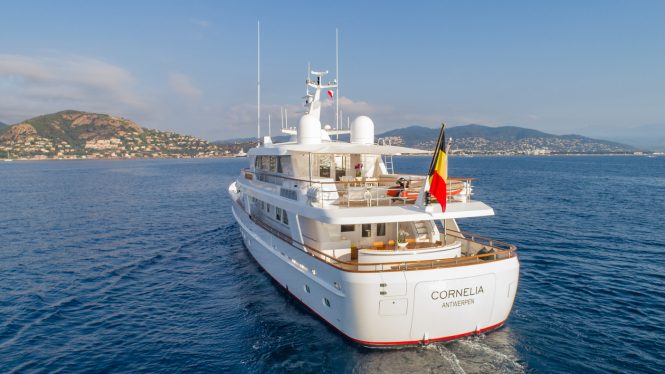 Luxury charter yacht CORNELIA is offering a 25% discount in the Western Mediterranean
