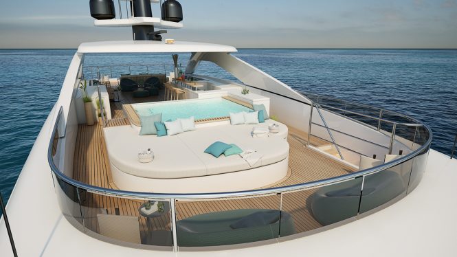 sun deck pool
