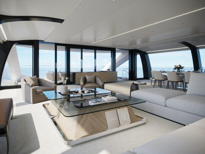 Observation lounge forward