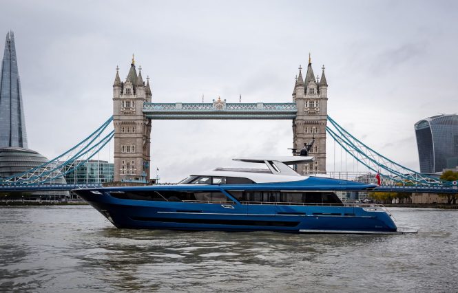 Van der Valk shipyard showcases interiors of recently delivered luxury yacht BLUE JEANS