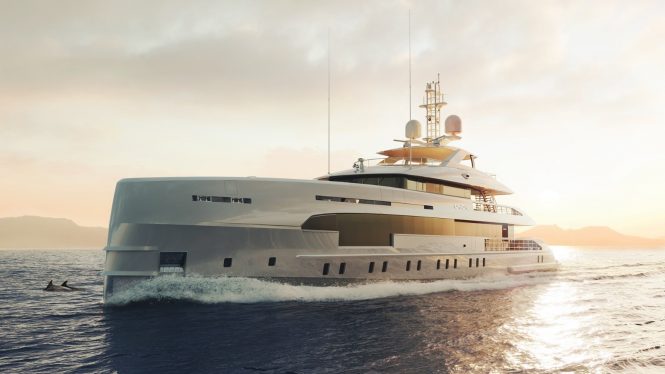 Interiors of 50m superyacht PROJECT ORION revealed by Heesen