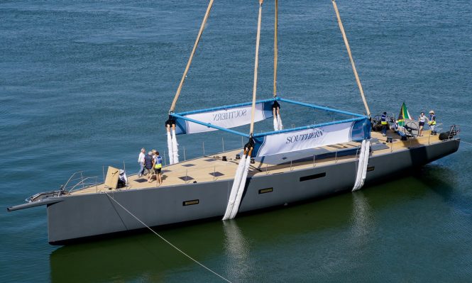 YACHT LAUNCH: Southern Wind’s first electric-hybrid sailing yacht NYUMBA hits water