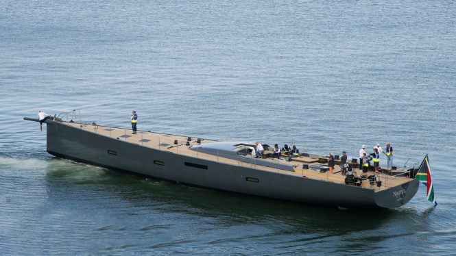 SW96 Nyumba sailing yacht Launch in Cape Town