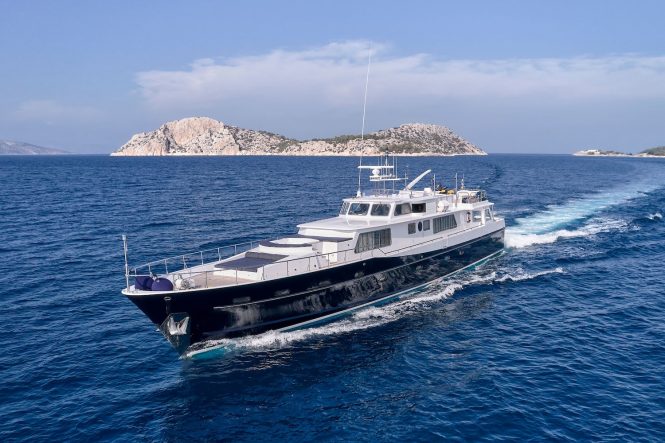 Classic yacht … classic destination: M/Y ALAYA refitted and  available for charter in Greece