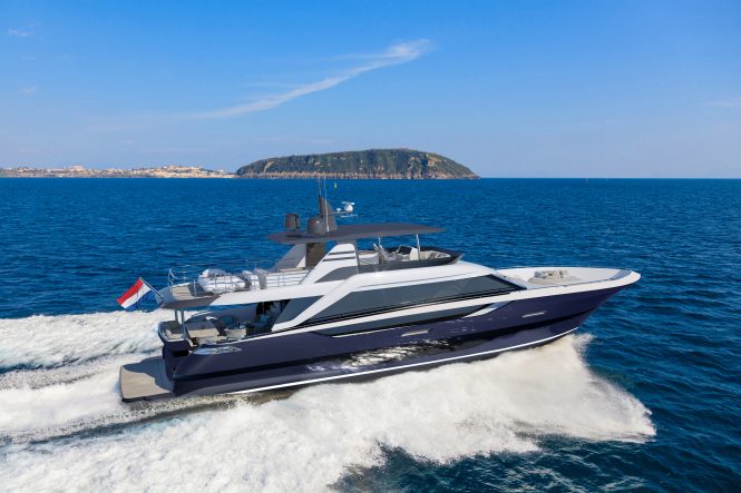 26m luxury yacht DUTCH FALCON ready to take flight