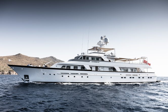 Beautifully refitted 41m luxury yacht SYNTHESIS 66 for charter in the Mediterranean