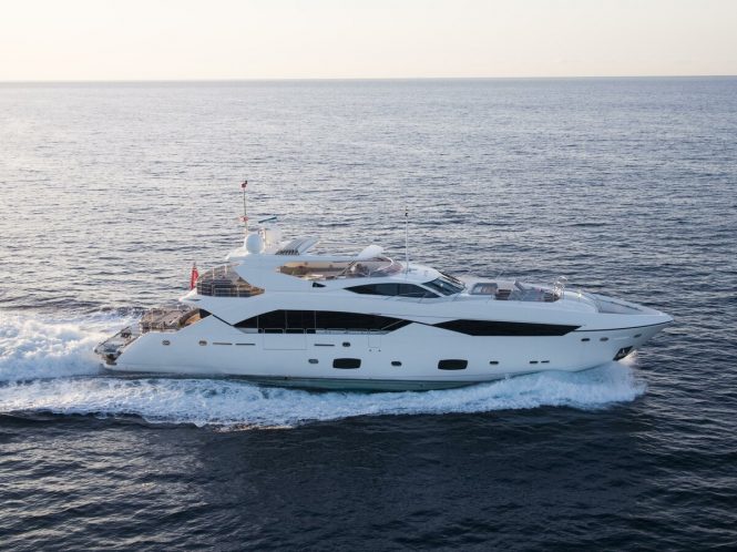 Sporty motor yacht MAKANI II is available for charter in Greece, fresh from a major refit