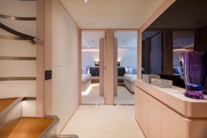 Lower deck suites