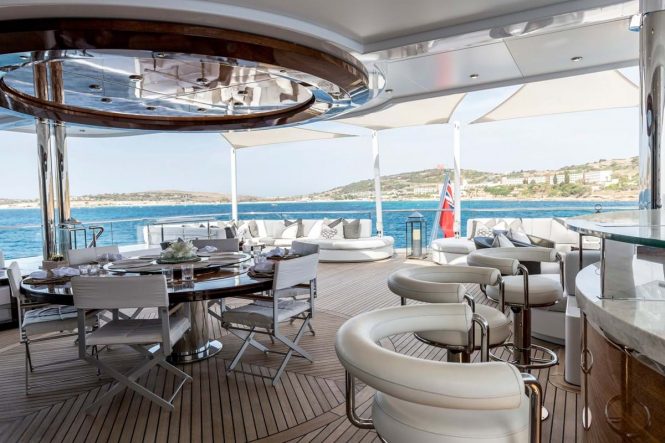 Bridge deck aft