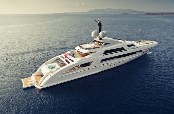 65m ILLUSION superyacht offering 15% off in the Caribbean this spring